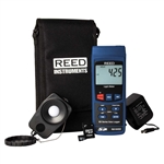 REED R8100SD-KIT DATA LOGGING LIGHT METER WITH POWER        ADAPTER AND SD CARD