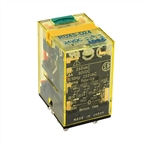IDEC RU4S-D12 RELAY 12VDC 4PDT 14 PIN, 6A@250VAC/30VDC      1/10HP@250VAC, WITH LED AND TEST BUTTON, CSA