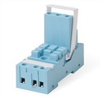 RELECO S5-M RELAY BASE / SOCKET 3PDT 11 PIN, DIN RAIL OR    PANEL MOUNT, WITH HOLD DOWN CLIP, 16A@400V