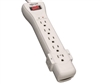 TRIPPLITE SUPER7 SURGE PROTECTOR 7 OUTLET 7' RIGHT          ANGLE CORD