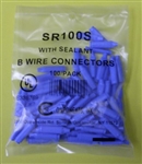 SR COMPONENT SR1000S GEL FILLED "B" WIRE CONNECTOR BLUE     100/PACK