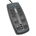 TRIPPLITE TLP1008TEL 10 OUTLET SURGE PROTECTOR WITH TEL/DSL PROTECTION