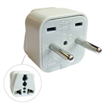 CIRCUIT TEST WA-9A TRAVEL ADAPTER 3 CONDUCTOR PLUG TO 2 PIN EUROPEAN PLUG, AC VOLTAGE