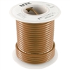 NTE 22AWG BROWN TEFLON HOOKUP WIRE (25 FEET) WT22-01-25     200C/600V SILVER PLATED COPPER/SPC