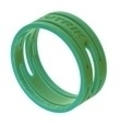 NEUTRIK XXR-5 GREEN COLORED CODING RING, FITS NCXX CONNECTOR WITHOUT UNSOLDERING INSERT